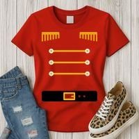 Nutcracker Uniform Toys Soldier Christmas Women's T-Shirt thumb 3