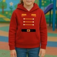 Nutcracker Uniform Toys Soldier Christmas Kids Hoodie thumb 3