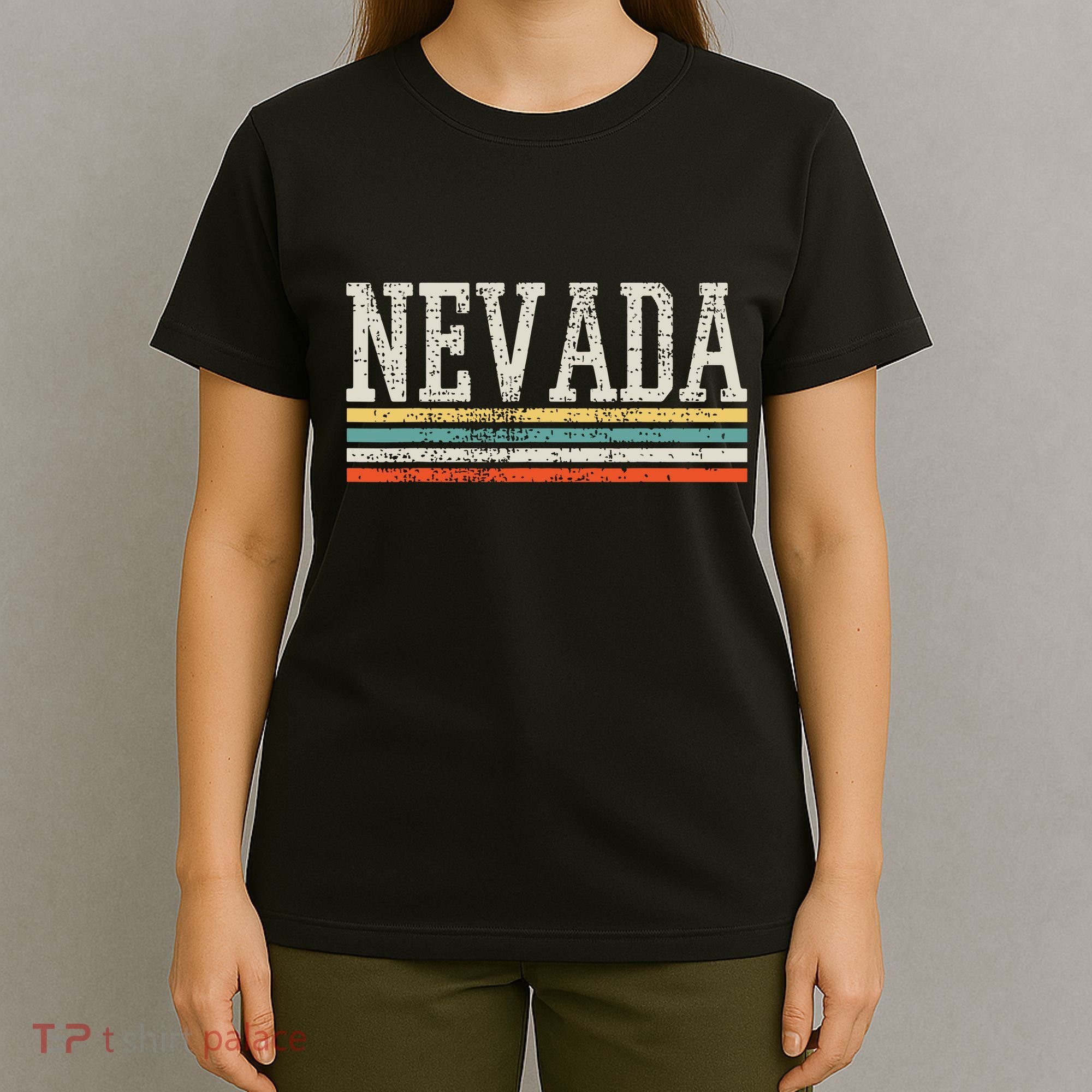 Nevada Usa Us State America 4th Of July Merica Vintage Gift T-Shirt