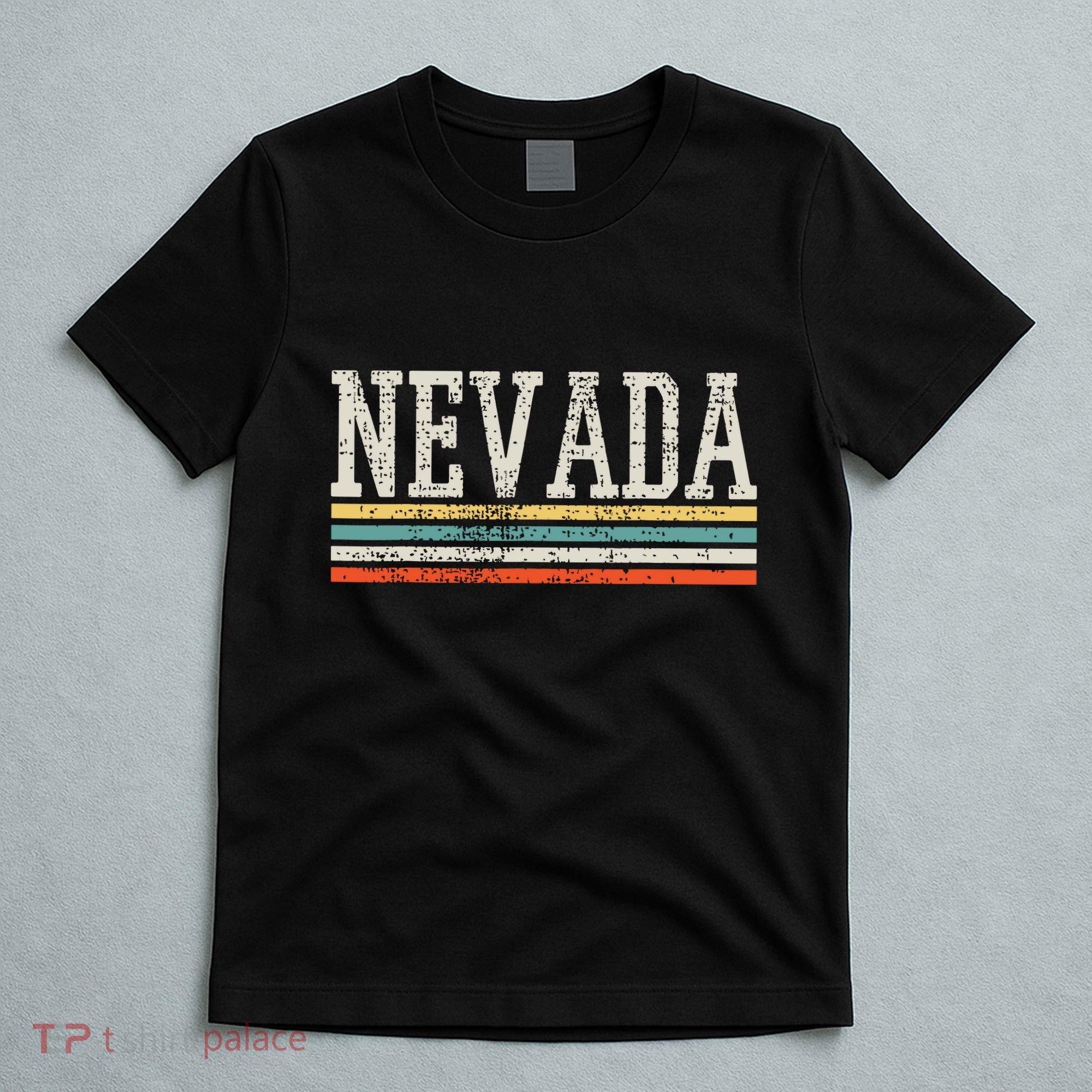 Nevada Usa Us State America 4th Of July Merica Vintage Gift T-Shirt