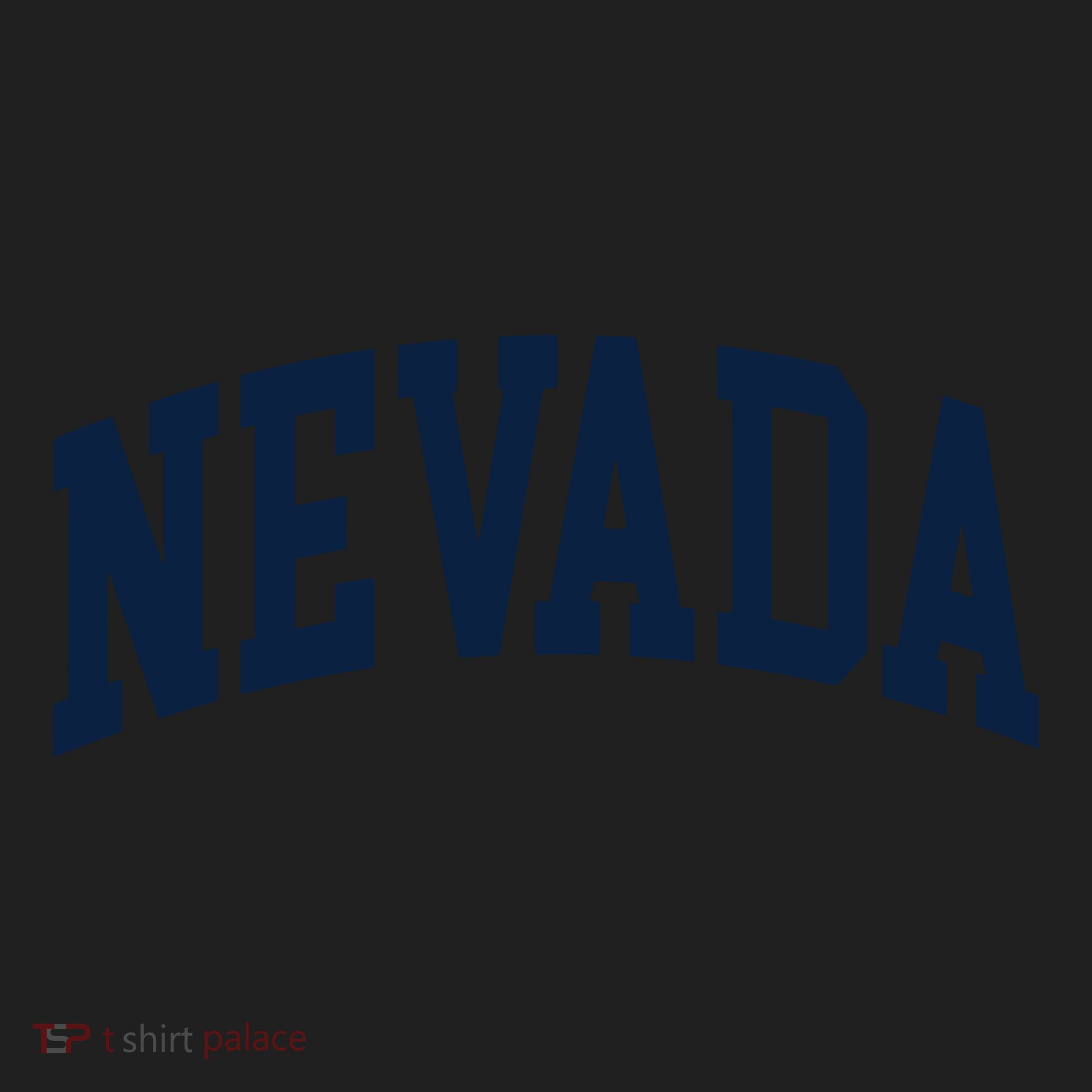 Nevada Usa Varsity Style Blue Text Women's Sweatshirt