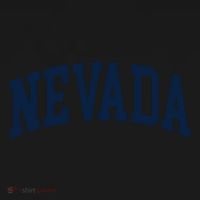 Nevada Usa Varsity Style Blue Text Backpack thumb 2