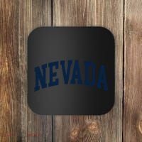 Nevada Usa Varsity Style Blue Text Coaster thumb 0
