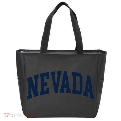 Nevada Usa Varsity Style Blue Text Tote Bag