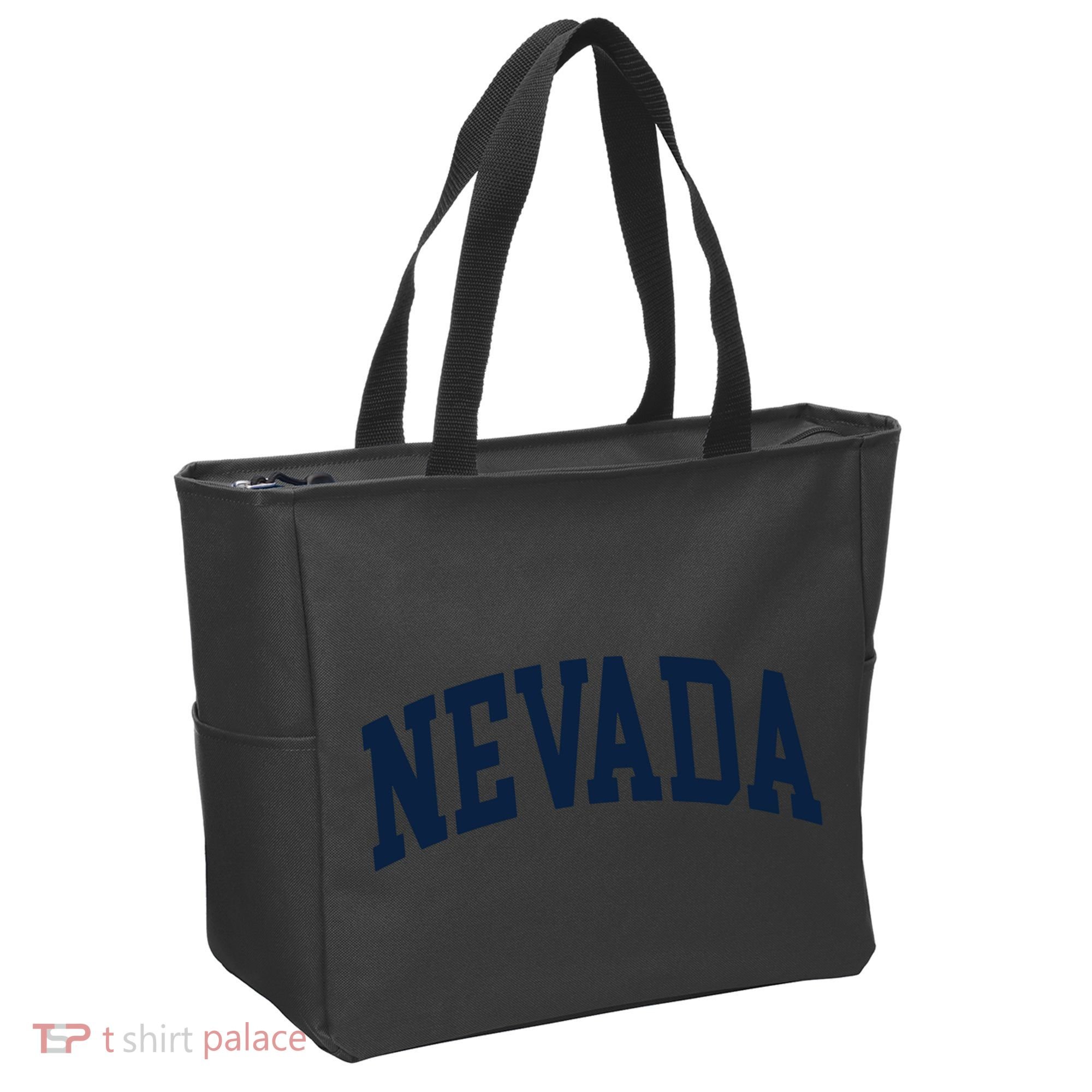 Nevada Usa Varsity Style Blue Text Tote Bag
