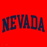 Nevada Usa Varsity Style Blue Text Santa Hat thumb 1