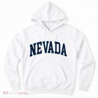 Nevada Usa Varsity Style Blue Text Hoodie thumb 0