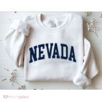 Nevada Usa Varsity Style Blue Text Sweatshirt thumb 2