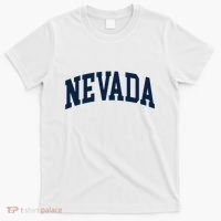 Nevada Usa Varsity Style Blue Text T-Shirt thumb 0
