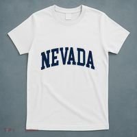Nevada Usa Varsity Style Blue Text T-Shirt thumb 5