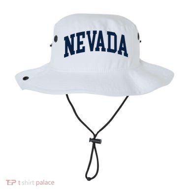 Nevada Usa Varsity Style Blue Text Bucket Hat