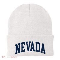 Nevada Usa Varsity Style Blue Text Beanie thumb 0