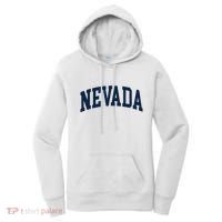 Nevada Usa Varsity Style Blue Text Women's Hoodie thumb 0