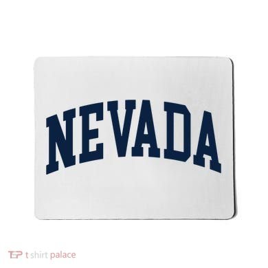 Nevada Usa Varsity Style Blue Text Mousepad