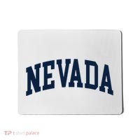 Nevada Usa Varsity Style Blue Text Mousepad thumb 0