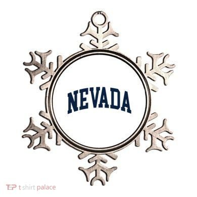 Nevada Usa Varsity Style Blue Text Ornament