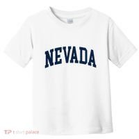 Nevada Usa Varsity Style Blue Text Toddler T-Shirt thumb 0