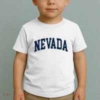 Nevada Usa Varsity Style Blue Text Toddler T-Shirt thumb 2