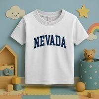 Nevada Usa Varsity Style Blue Text Toddler T-Shirt thumb 3