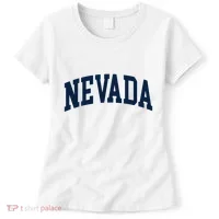 Nevada Usa Varsity Style Blue Text Women's T-Shirt thumb 0