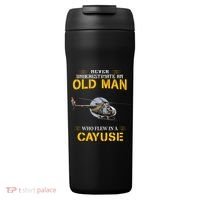 Never Underestimate Who Flew Hughes Oh 6 Cayuse Helicopter 24oz Duet Stainless Steel Tumbler thumb 0