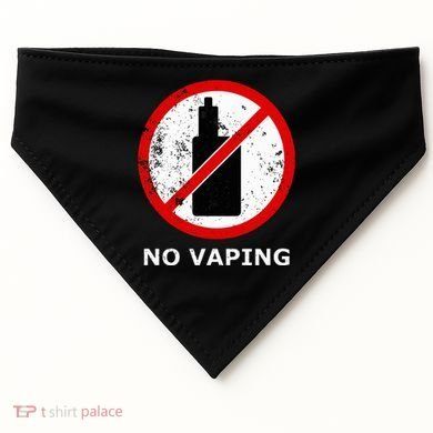 No Vaping Anti Vape USA-Made Doggie Bandana