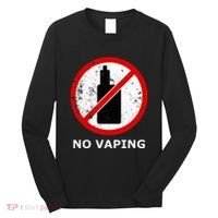 No Vaping Anti Vape Long Sleeve Shirt thumb 0