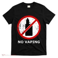 No Vaping Anti Vape T-Shirt thumb 0
