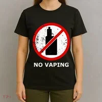 No Vaping Anti Vape T-Shirt thumb 4