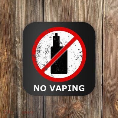 No Vaping Anti Vape Coaster
