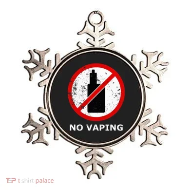 No Vaping Anti Vape Ornament