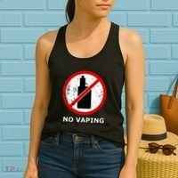No Vaping Anti Vape Women's Tank Top thumb 2
