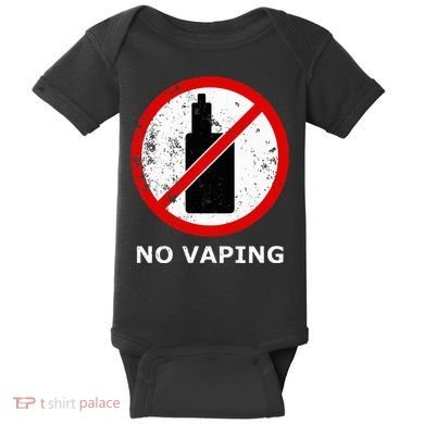 No Vaping Anti Vape Baby Bodysuit