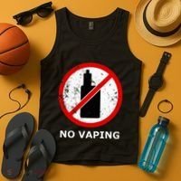 No Vaping Anti Vape Tank Top thumb 4