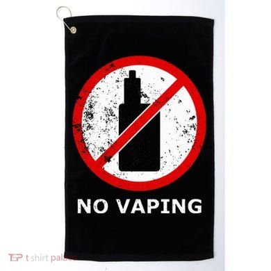 No Vaping Anti Vape Golf Towel