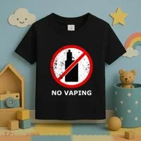 No Vaping Anti Vape Toddler T-Shirt thumb 3