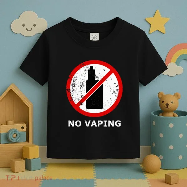 No Vaping Anti Vape Toddler T-Shirt