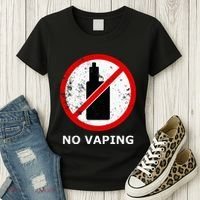No Vaping Anti Vape Women's T-Shirt thumb 3