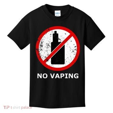 No Vaping Anti Vape Kids T-Shirt