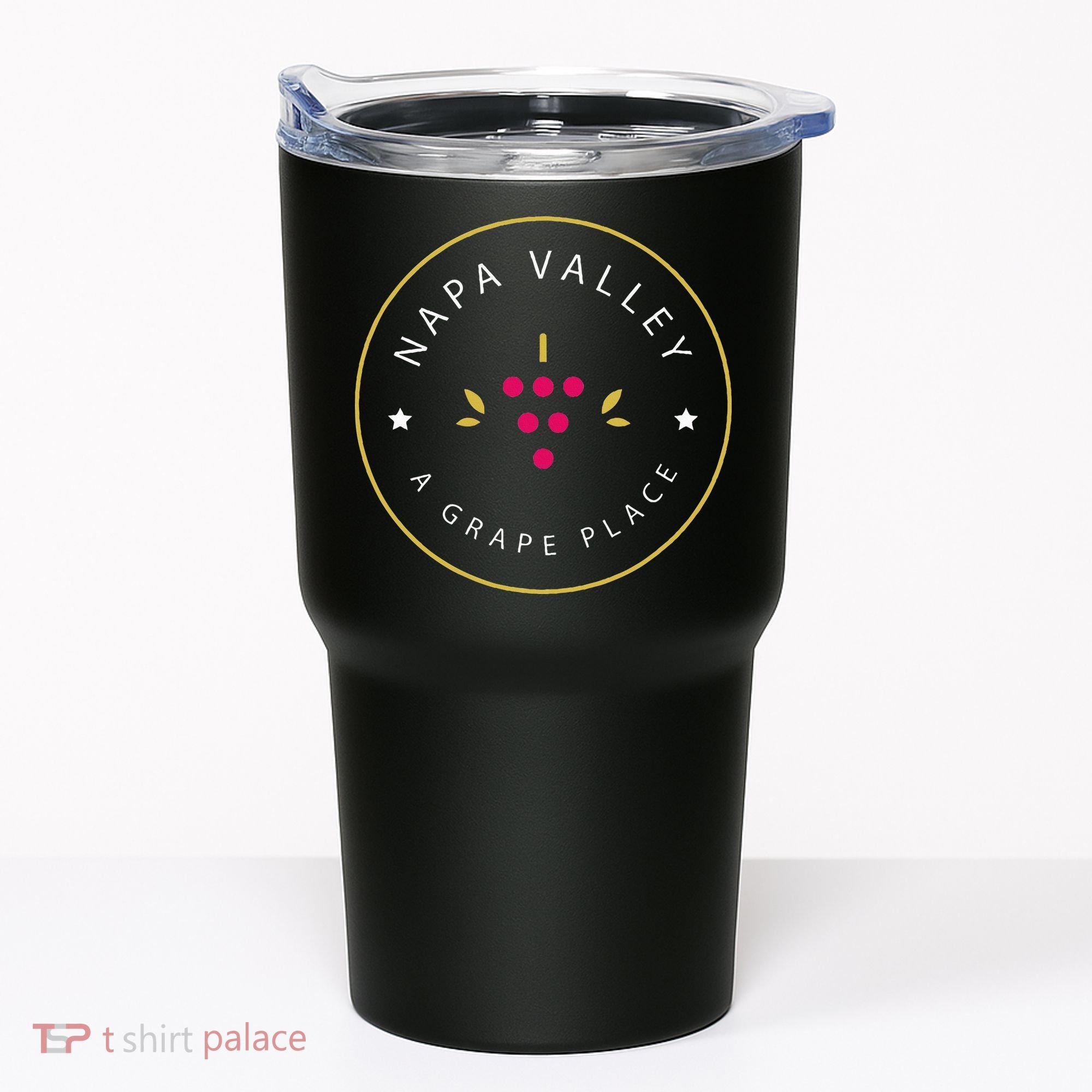 Napa Valley A Grape Place Wine Country Souvenir Tumbler