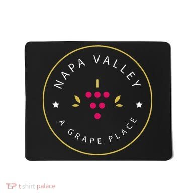 Napa Valley A Grape Place Wine Country Souvenir Mousepad
