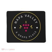 Napa Valley A Grape Place Wine Country Souvenir Mousepad thumb 0