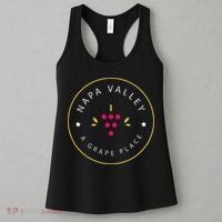 Napa Valley A Grape Place Wine Country Souvenir Women's Tank Top thumb 3
