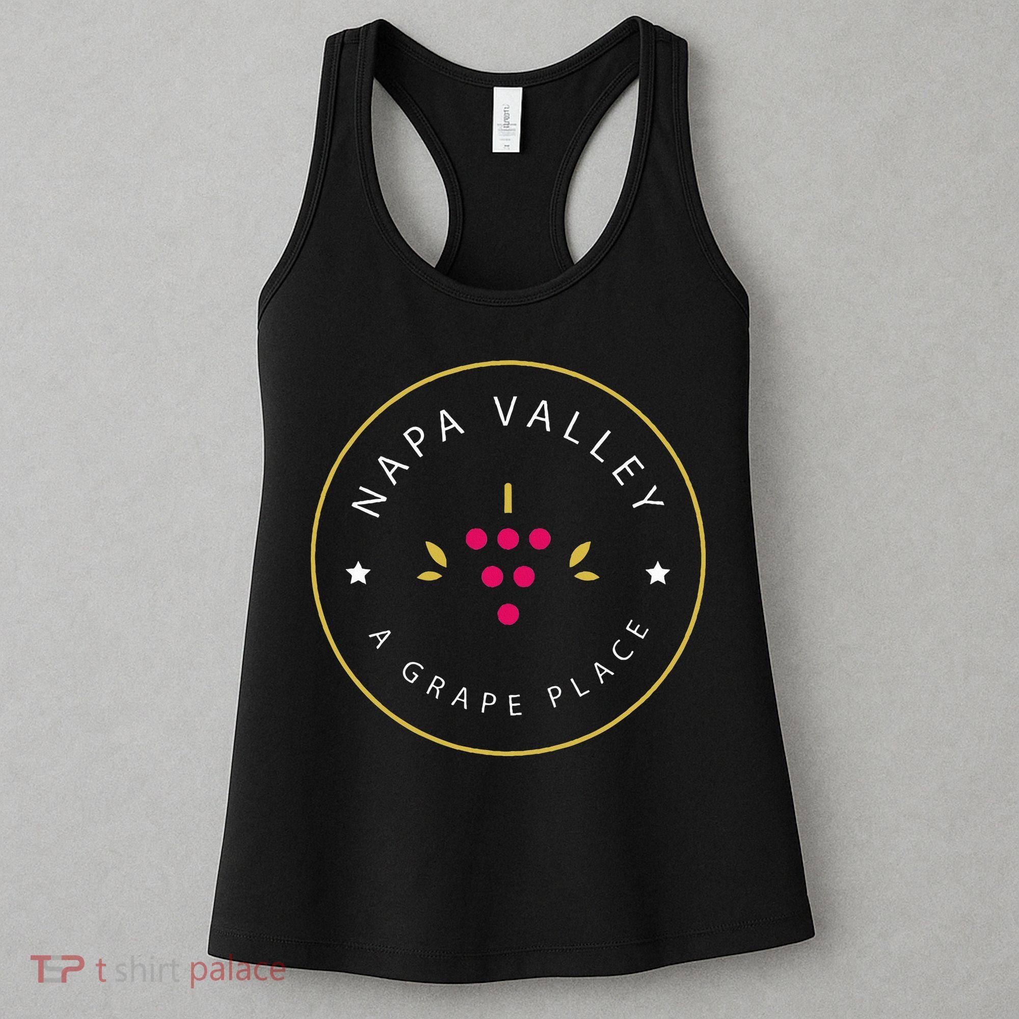 Napa Valley A Grape Place Wine Country Souvenir Women's Tank Top