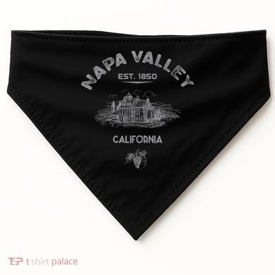 Napa Valley California Winery Souvenir USA-Made Doggie Bandana