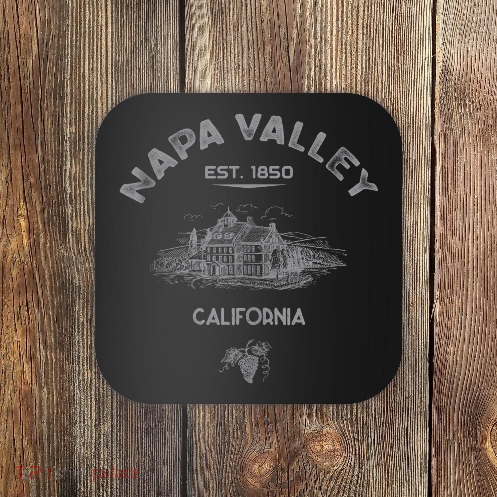 Napa Valley California Winery Souvenir Coaster