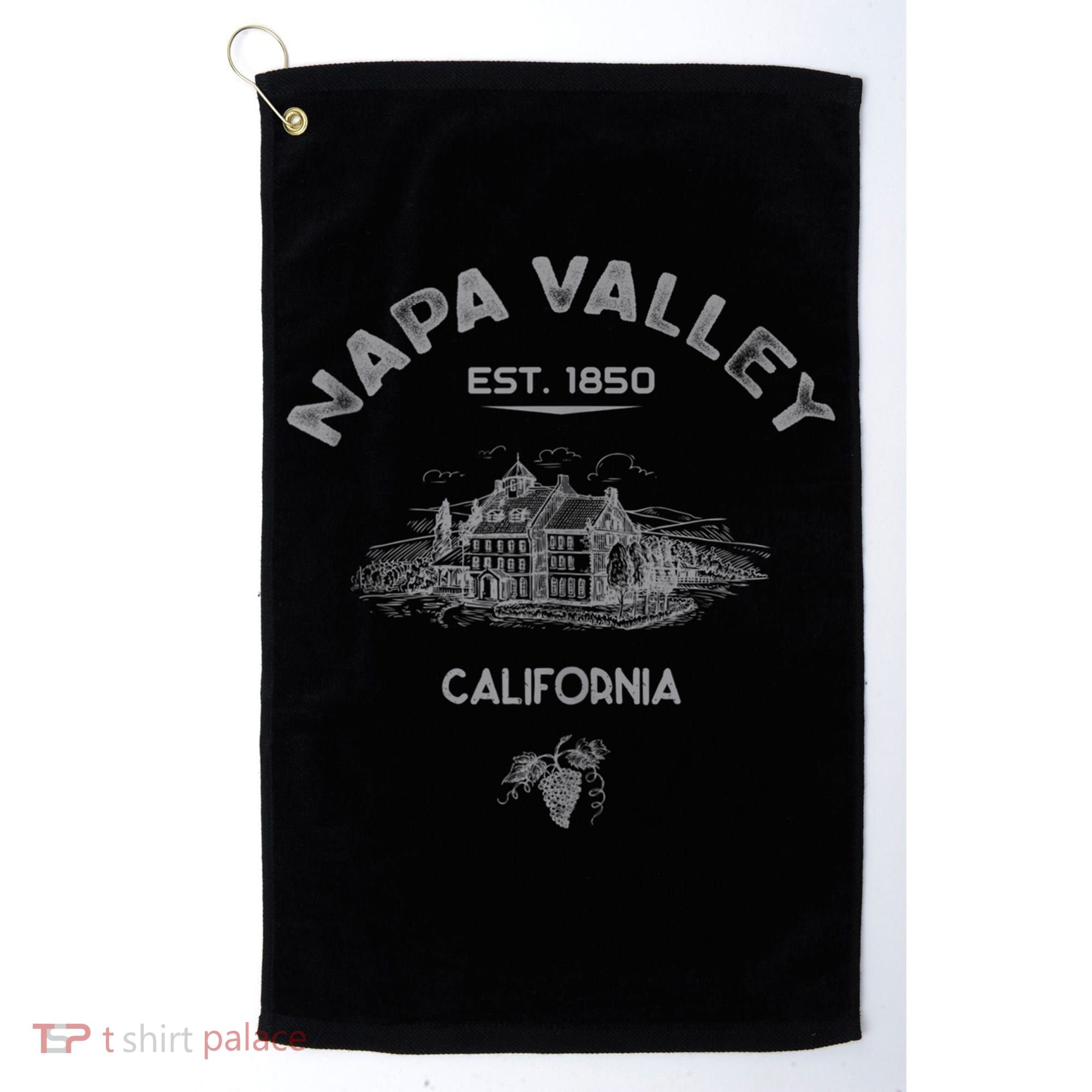 Napa Valley California Winery Souvenir Golf Towel