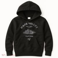 Napa Valley California Winery Souvenir Kids Hoodie thumb 0