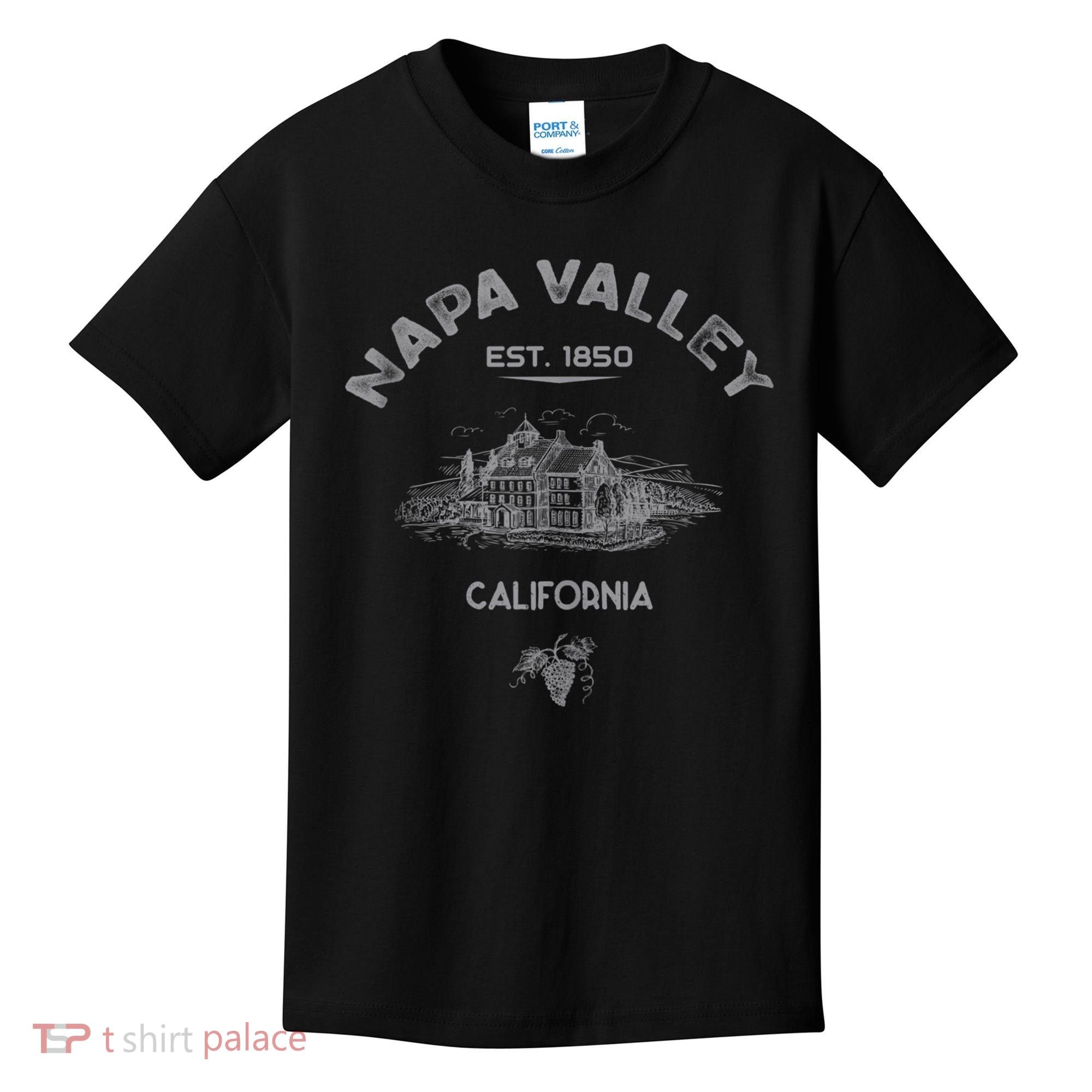 Napa Valley California Winery Souvenir Kids T-Shirt