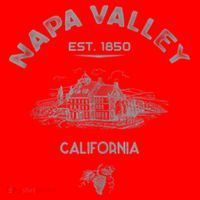 Napa Valley California Winery Souvenir Santa Hat thumb 1